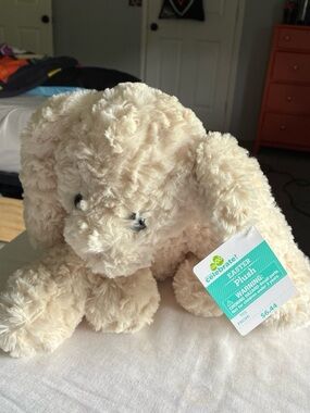 Cream Plush Puppy Stuffed Animal